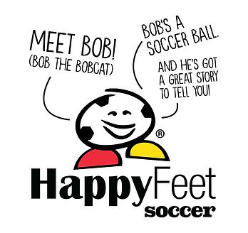 "Partnered with Happy Feet Soccer!"